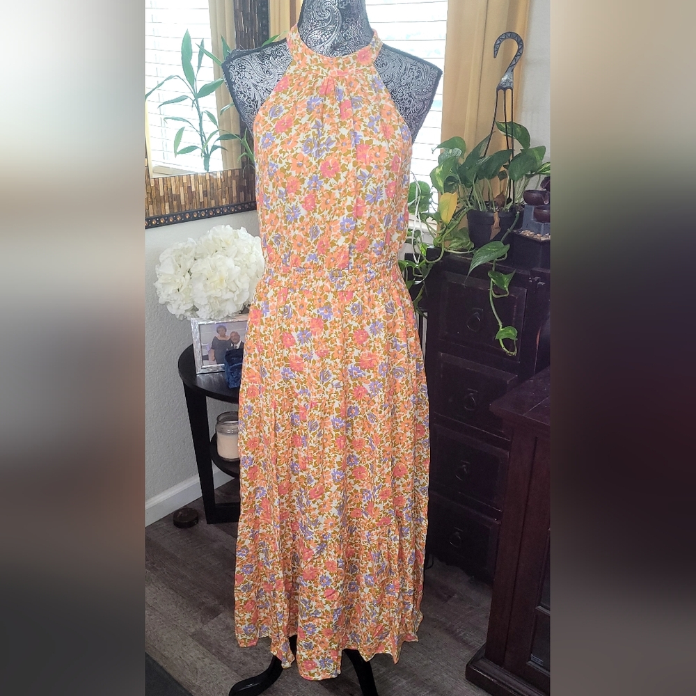 Lost + Wander Floral Halter Dress - Picture 7 of 10